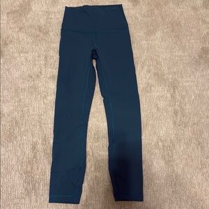 High-Waisted Dark Green Leggings